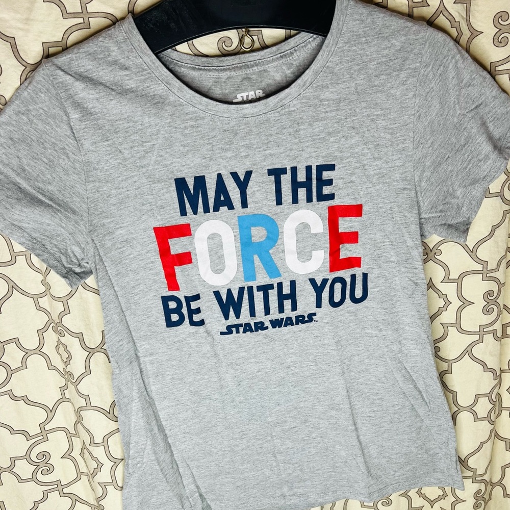 Star Wars May the Force Be With You T-Shirt Women's  Size S